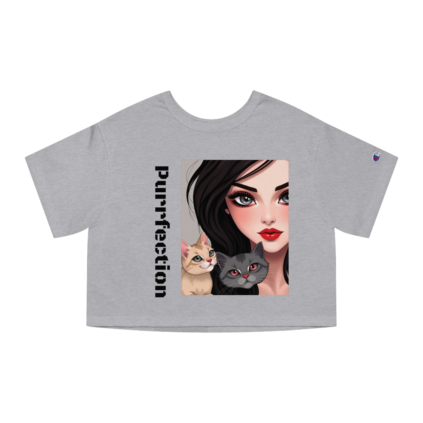 Puurfection Cat Lover - Women's Cropped T-Shirt