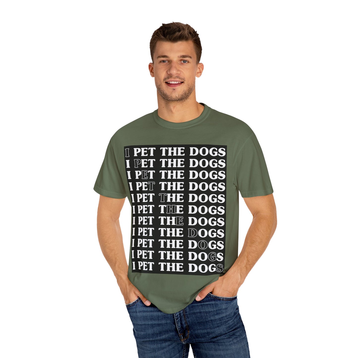 Funny Dog Lover T-Shirt - "I Pet The Dogs"