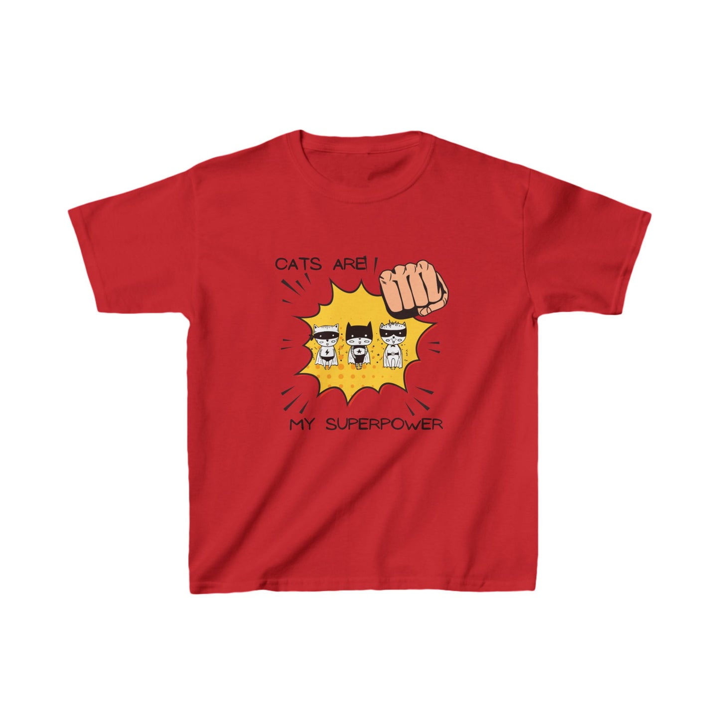 Cat Lover Kids T-shirt - Cats Superheroes