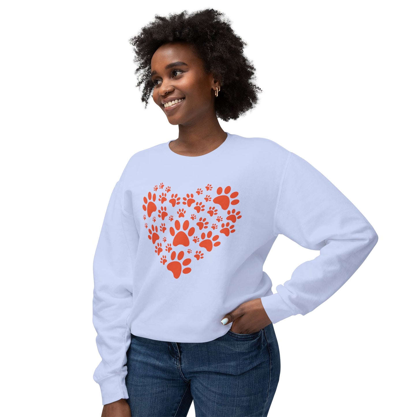 Dog Lover - Unisex Lightweight Crewneck Sweatshirt