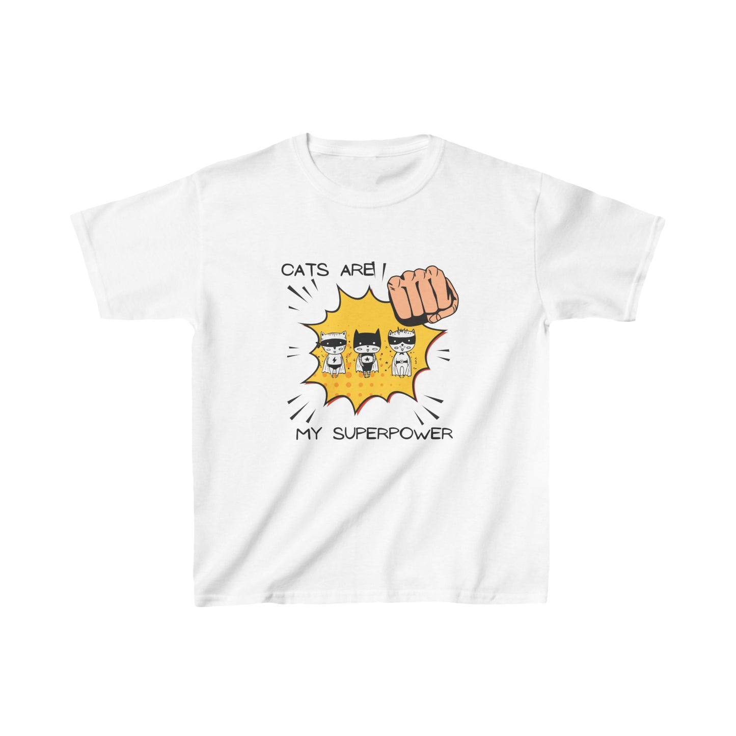 Cat Lover Kids T-shirt - Cats Superheroes