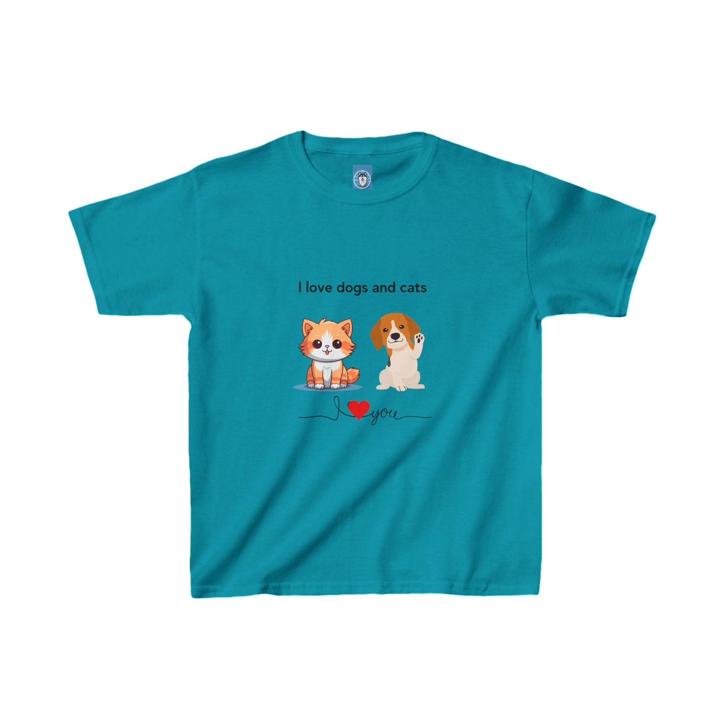 I love Cats and Dogs - Kids Cat Lover T-shirt