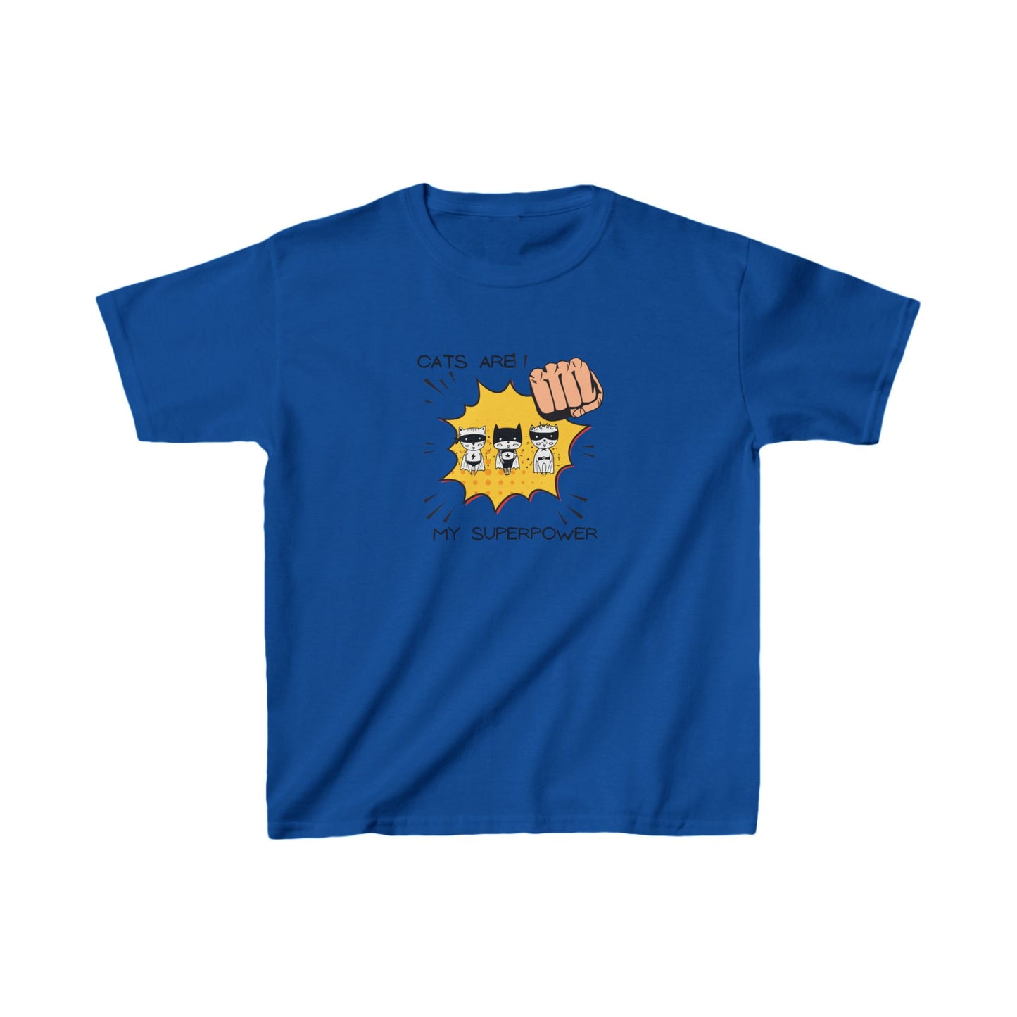 Cat Lover Kids T-shirt - Cats Superheroes