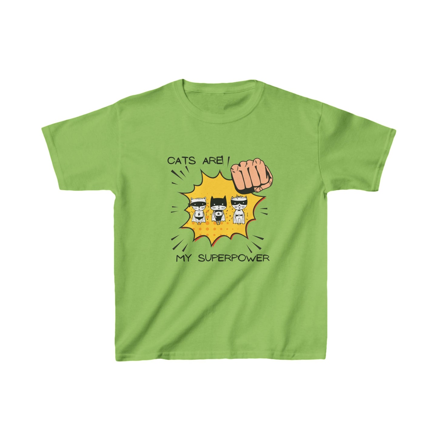 Cat Lover Kids T-shirt - Cats Superheroes