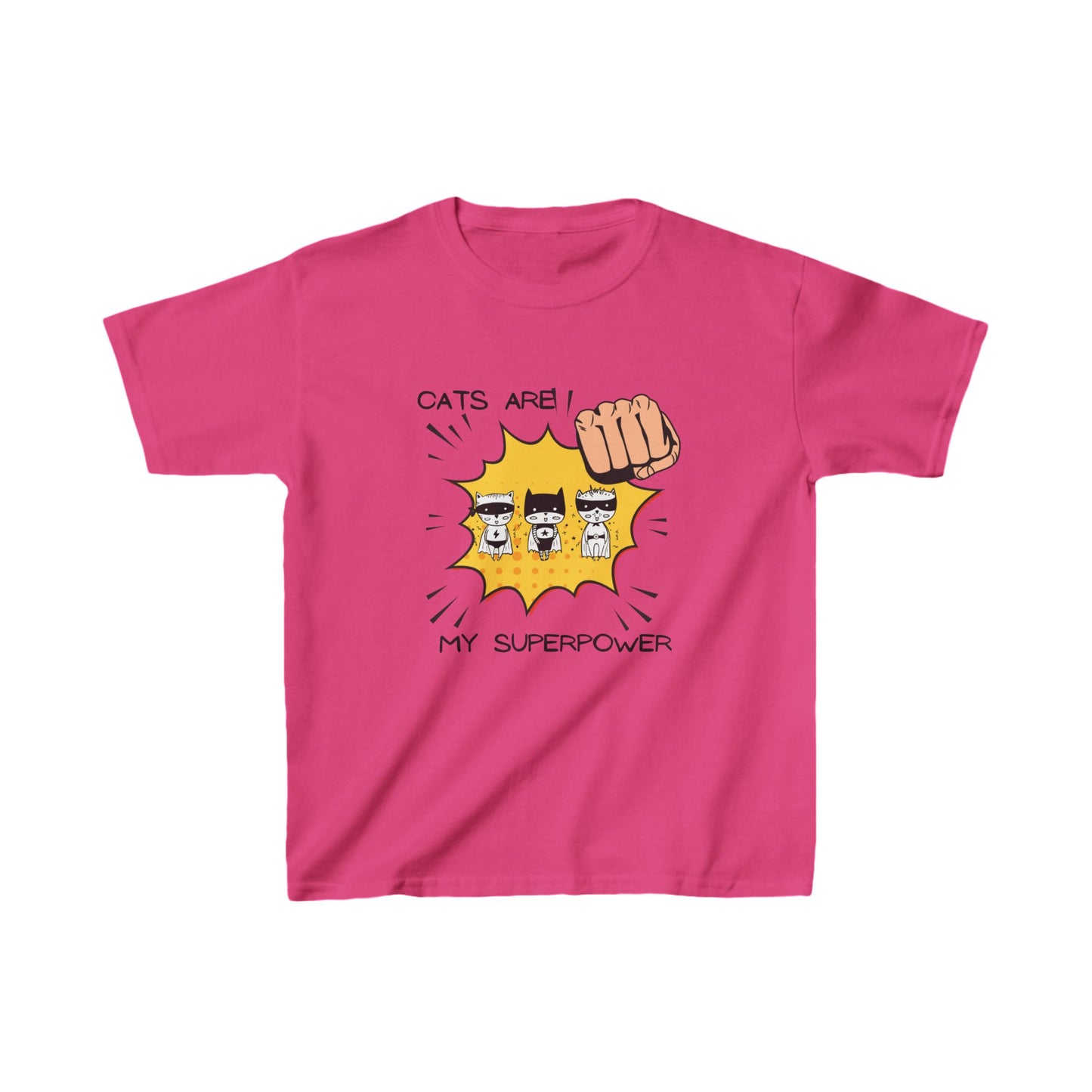 Cat Lover Kids T-shirt - Cats Superheroes